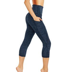 5pcs Capri Leggings With Pockets Power Flex Dry-Fit